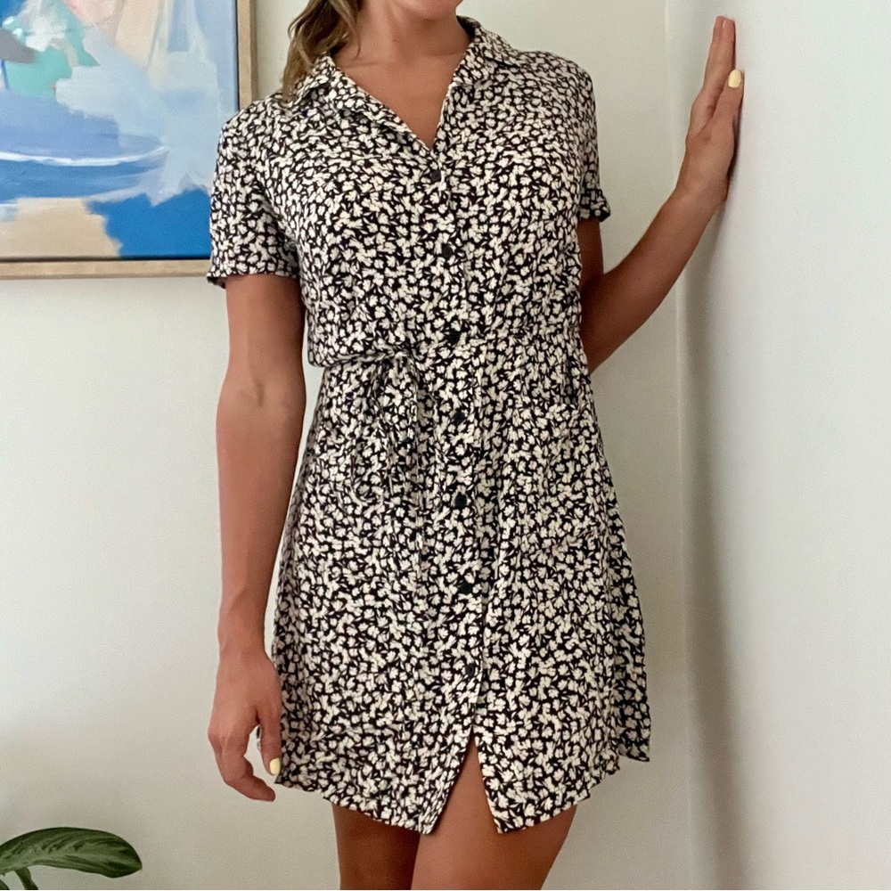French Connection Floral Shirt Dress